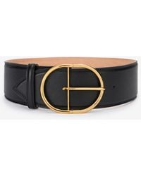 Roberto Cavalli - Shaped Leather Belt - Lyst