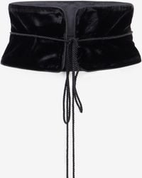 Roberto Cavalli - Cintura Corsetto Nera - Lyst