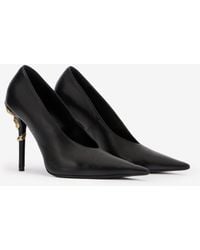 Roberto Cavalli - Serpentine Leather Pump - Lyst