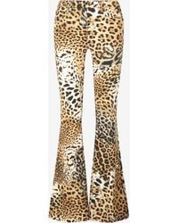 Roberto Cavalli - Pantalon À Imprimé Jaguar Skin - Lyst