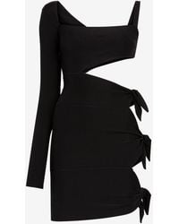 Roberto Cavalli - Cut Out-Detail Mini Dress - Lyst