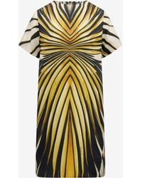 Roberto Cavalli - Minivestido De Seda Con Estampado Ray Of - Lyst