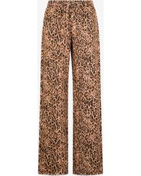 Roberto Cavalli - Leopard Skin Print Trousers - Lyst