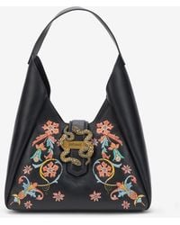 Roberto Cavalli - Shoulder Bag With Persian Tarot Embroidery - Lyst