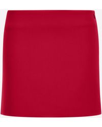 Roberto Cavalli - Miniskirt With Logo - Lyst