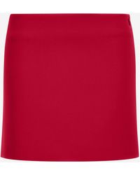 Roberto Cavalli - Miniskirt With Logo - Lyst