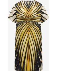 Roberto Cavalli - Minivestido De Seda Con Estampado Ray Of - Lyst