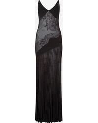 Roberto Cavalli - Long Dress With Dragon - Lyst
