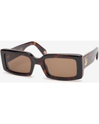 Roberto Cavalli - Occhiali Da Sole Squadrati Monogram Rc - Lyst
