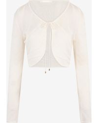 Roberto Cavalli - Knit Cardigan With Ray Motif - Lyst