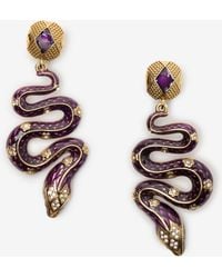Roberto Cavalli - Serpentinen-Ohrringe - Lyst