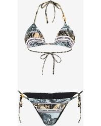 Roberto Cavalli - Bikini With All-Over Print - Lyst