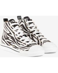 Roberto Cavalli - Hi-top sneakers mit zebra-print - Lyst