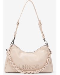 Roberto Cavalli - Shoulder Bag With Braided Handle - Lyst