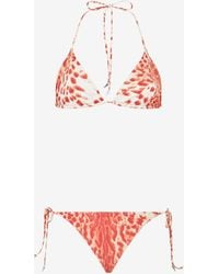 Roberto Cavalli - Bikini With Jaguar Skin Print - Lyst