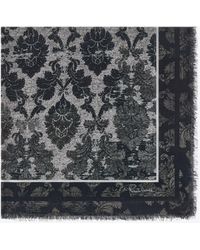 Roberto Cavalli - Shawl With Brocade Print - Lyst