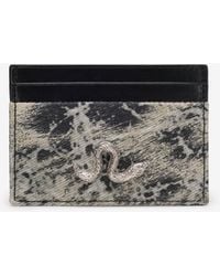 Roberto Cavalli - Card Holder With Jaguar Print - Lyst