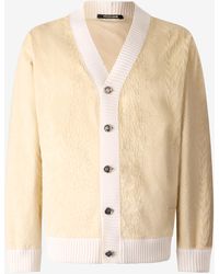 Roberto Cavalli - Python-Print Cardigan-Style Sweatshirt - Lyst