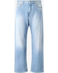 Roberto Cavalli - Jeans With Faded Detailing - Lyst