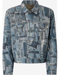 Roberto Cavalli - Capsule Collection Patchwork Denim Jacket - Lyst