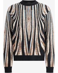 Roberto Cavalli - Sweater With Zebra Print - Lyst