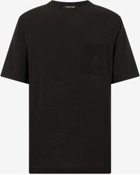 Roberto Cavalli - Knit T-Shirt With Monogram Rc - Lyst