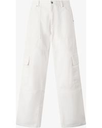 Roberto Cavalli - Python-Print Pants With Pockets - Lyst
