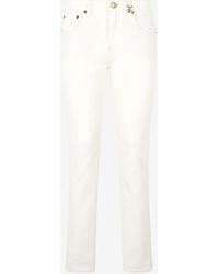 Roberto Cavalli - Python-Print Pants With Charm - Lyst