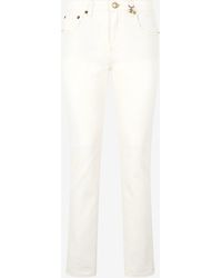 Roberto Cavalli - Python-Print Pants With Charm - Lyst