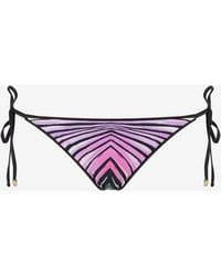 Roberto Cavalli - Ray Of Paradise Print Slip Bikini - Lyst
