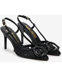 Roberto Cavalli - Slingback Heels With Braided Design - Lyst