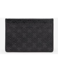 Roberto Cavalli - Card Holder With All-Over Mirror Snake Monogram - Lyst