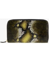 Roberto Cavalli - Geldbörse Aus Geprägtem Leder Mit Logo - Lyst