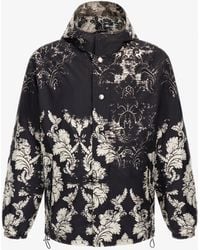 Roberto Cavalli - Broccato Print Bomber Jacket - Lyst
