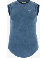 Roberto Cavalli - Tank Top With Jc Monogram - Lyst