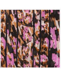 Roberto Cavalli Schal mit abstraktem muster - Pink