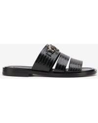 Roberto Cavalli - Leather Sandals - Lyst
