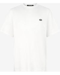 Roberto Cavalli - Camiseta Con Parche De Logotipo - Lyst