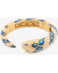 Roberto Cavalli - Rigid Bracelet With Snake Design - Lyst