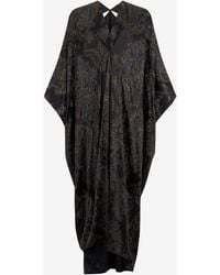Roberto Cavalli - Ornamental Silk Kaftan - Lyst