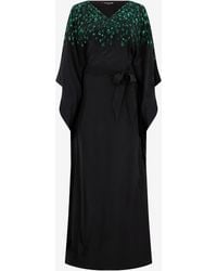 Roberto Cavalli - Silk Maxi Dress With Embellished Detail - Lyst