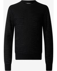 Roberto Cavalli - Sweater With Zebra Pattern - Lyst