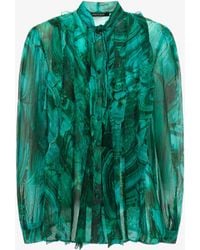 Roberto Cavalli - Malachite Print Blouse - Lyst