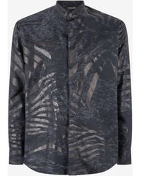 Roberto Cavalli - Silk Animal Print Shirt - Lyst