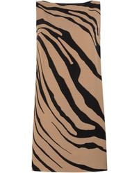Roberto Cavalli - Tiger-Print Mini Dress - Lyst