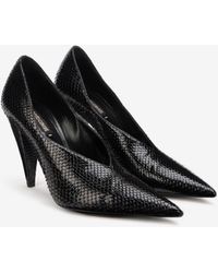 Roberto Cavalli - Snake-Effect Pumps - Lyst