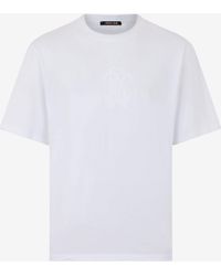 Roberto Cavalli - T-Shirt With Embroidered Logo - Lyst