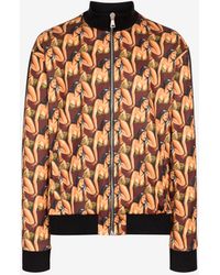 Roberto Cavalli - Graphic-Print Track Jacket - Lyst