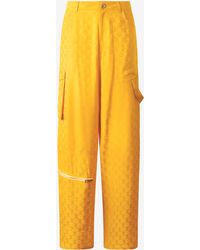 Roberto Cavalli - Pantaloni Con Monogram Mirror Snake All Over - Lyst