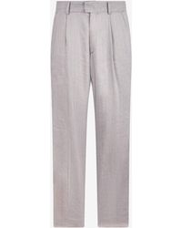 Roberto Cavalli - Elegant Linen Trousers - Lyst